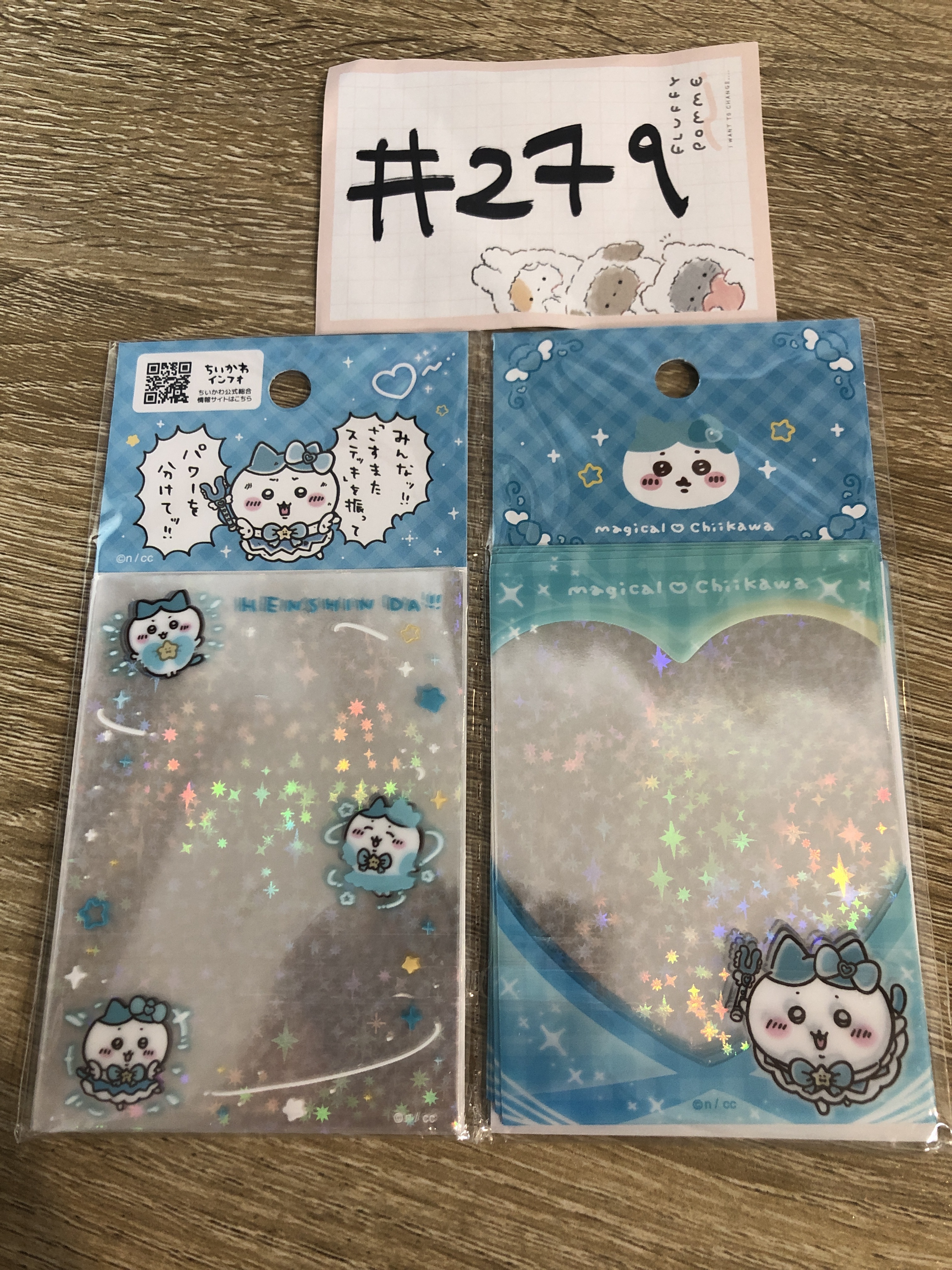 CHIIKAWA 八字貓 卡套 SET #279