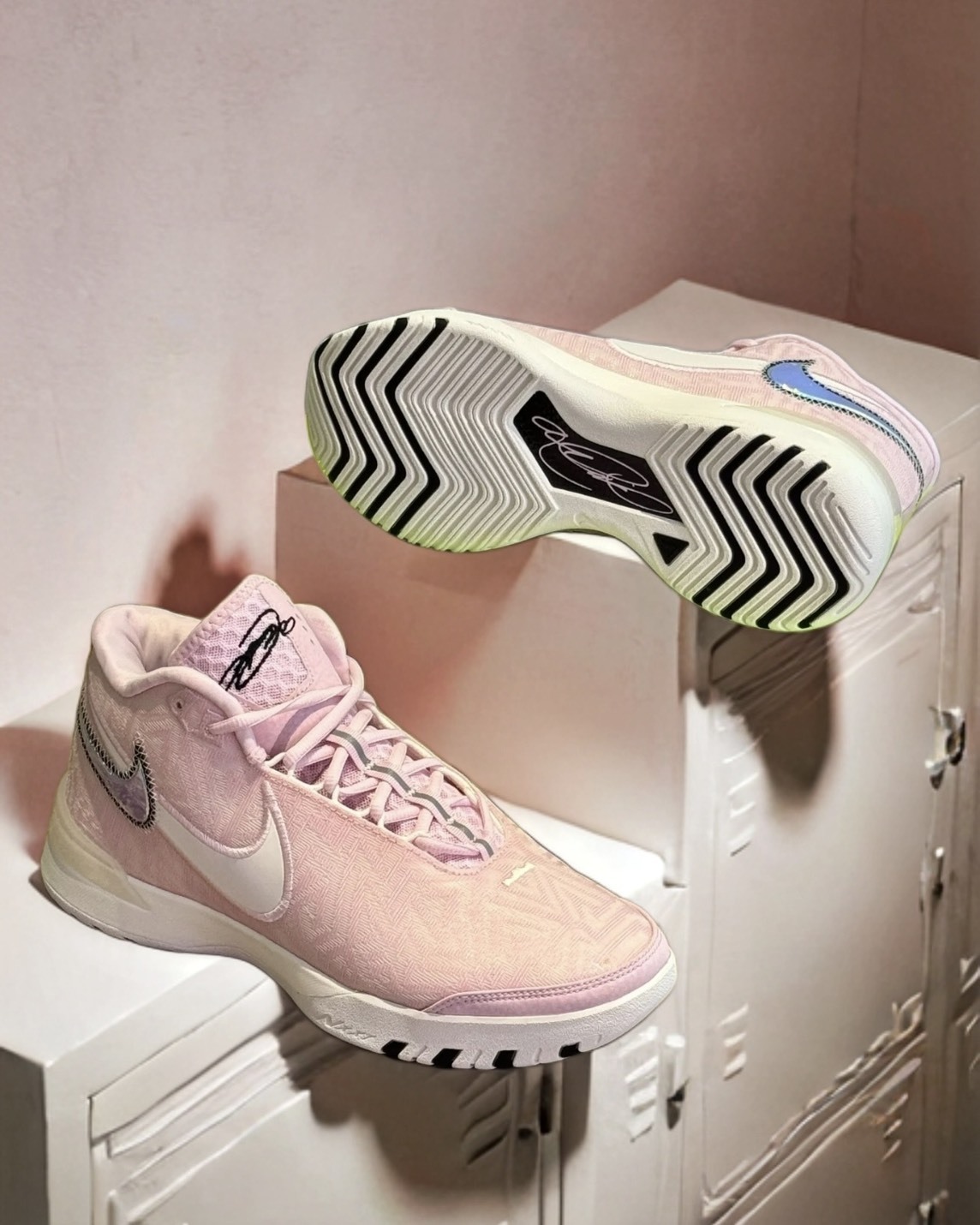 Nike LBJ NXXT Genisus EP 男 粉 運動 雙勾 實戰 籃球鞋 HF0711-602