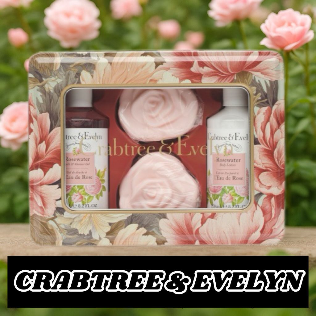 【預購】Crabtree & Evelyn Rosewater G060506 皇牌護膚套裝4件套