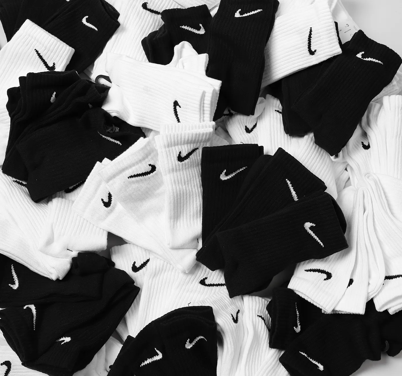 bulk white nike socks