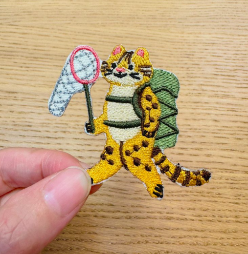 露營動物 刺繡布貼 刺繡貼紙｜ 銀海設計 SilverSea Design Studio