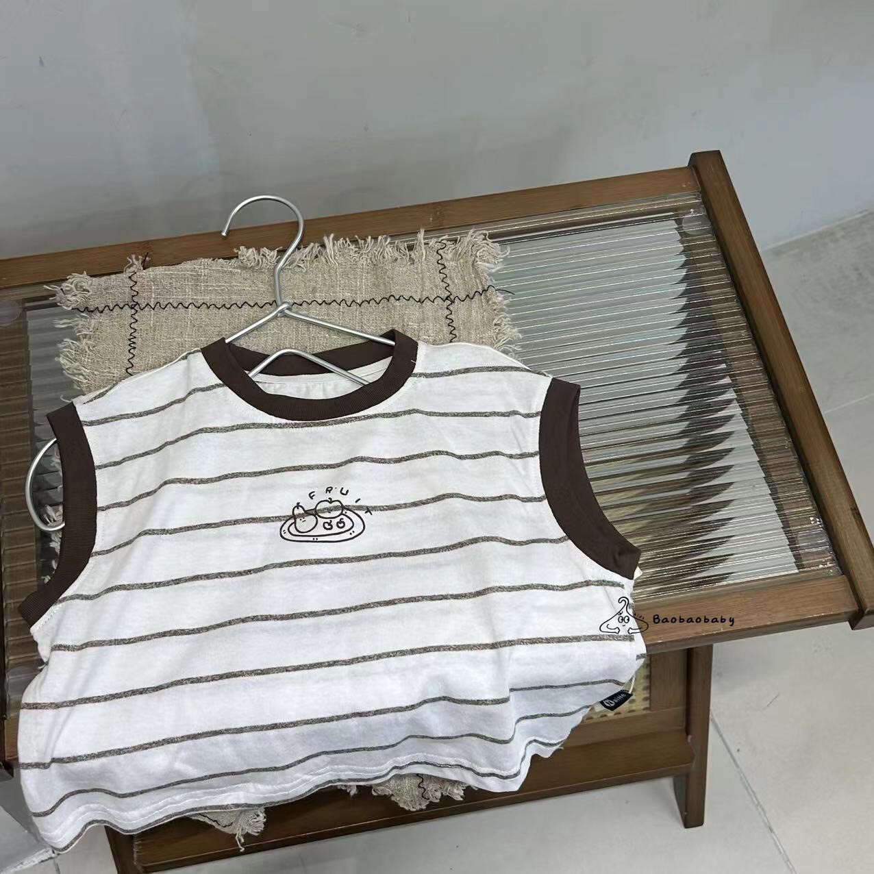 可可果果條紋背心