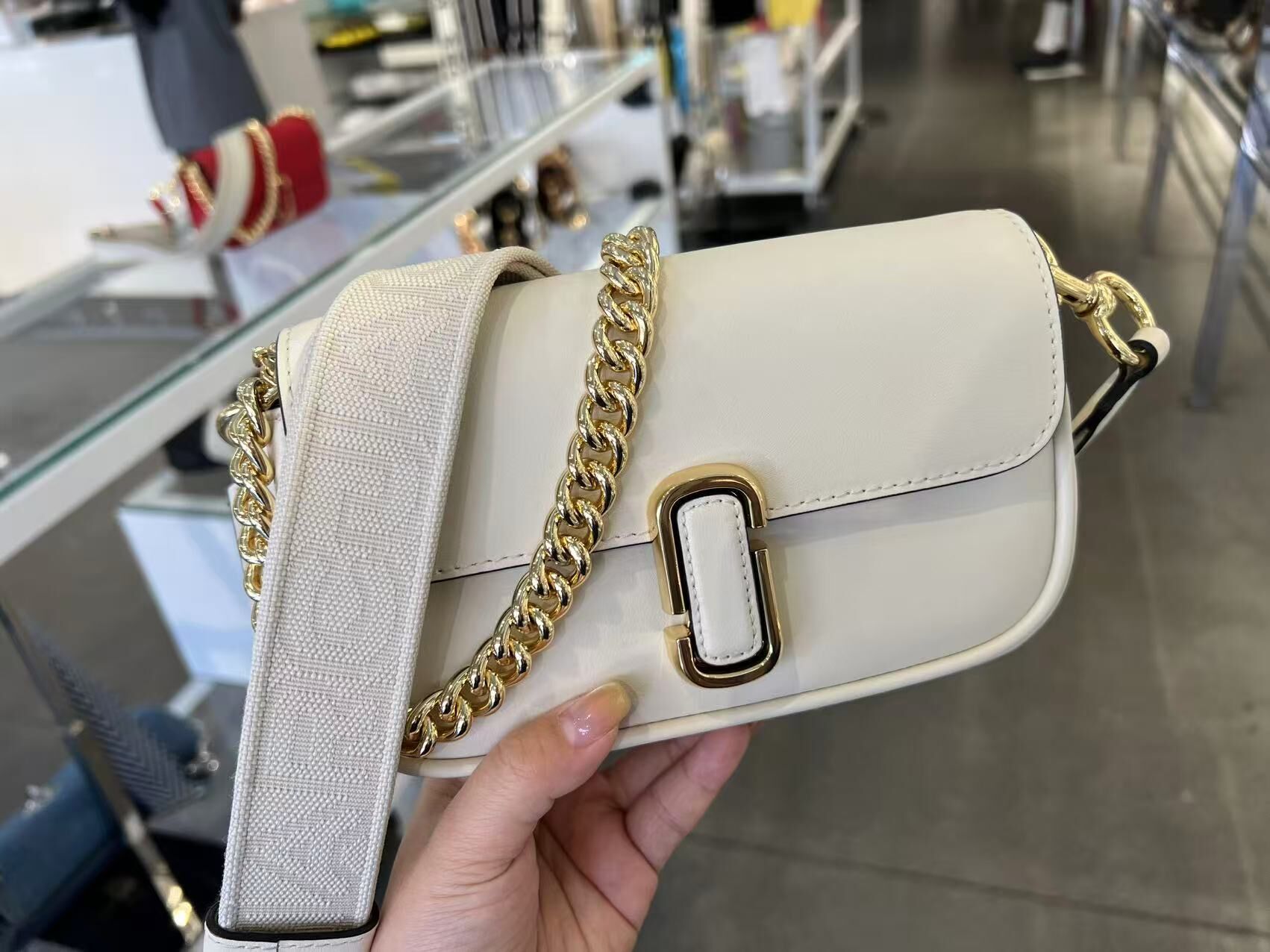 【預購】Marc Jacobs G060514 粗帶鏈條斜咩袋