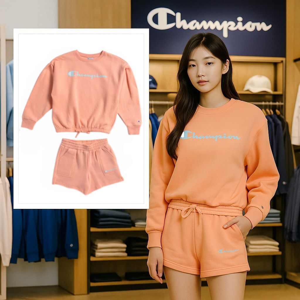 【預購】CHAMPION Crew Neck G060517 中童套裝