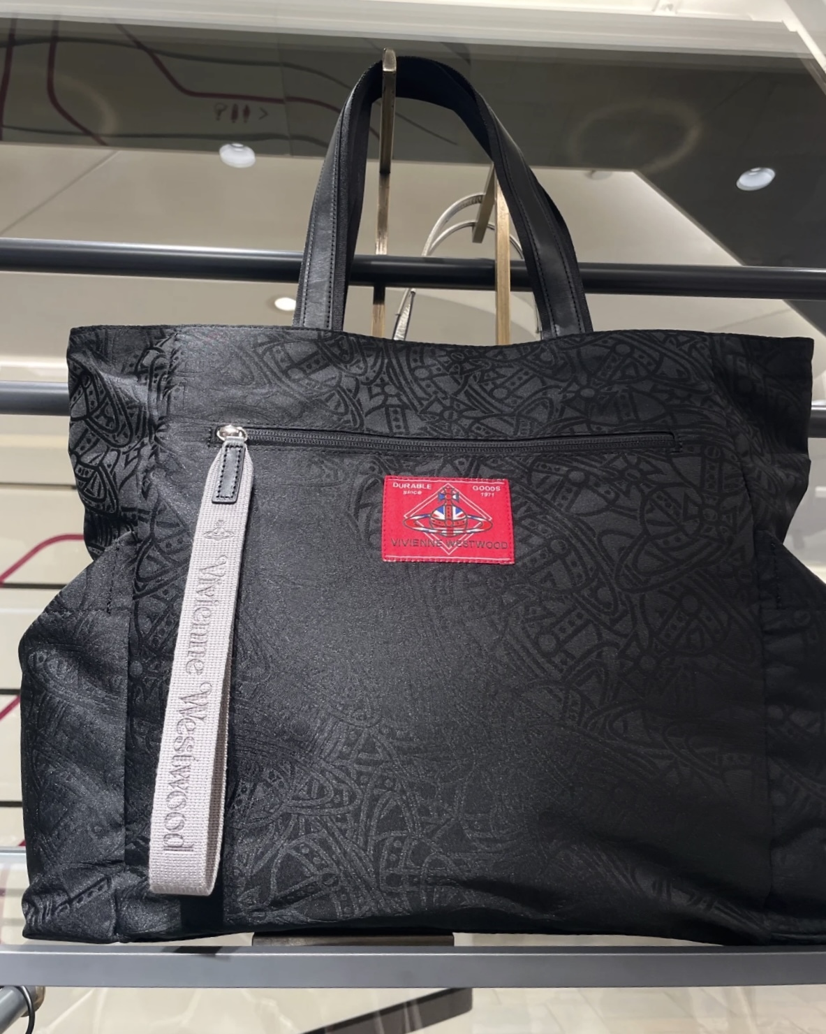 【Vivienne Westwood】TANGLED ORB JACQUARD HENRYトートバッグS 𝐏𝐑𝐄-𝐎𝐑𝐃𝐄𝐑!˼ Vivienne Westwood Tangled Orb Jacq