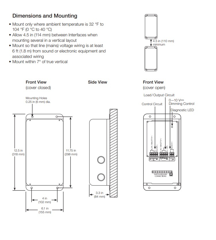 路創 TVI 0-10V INTERFACE (USED W/PHASE-CONTROL GRAFIK EYE QS)