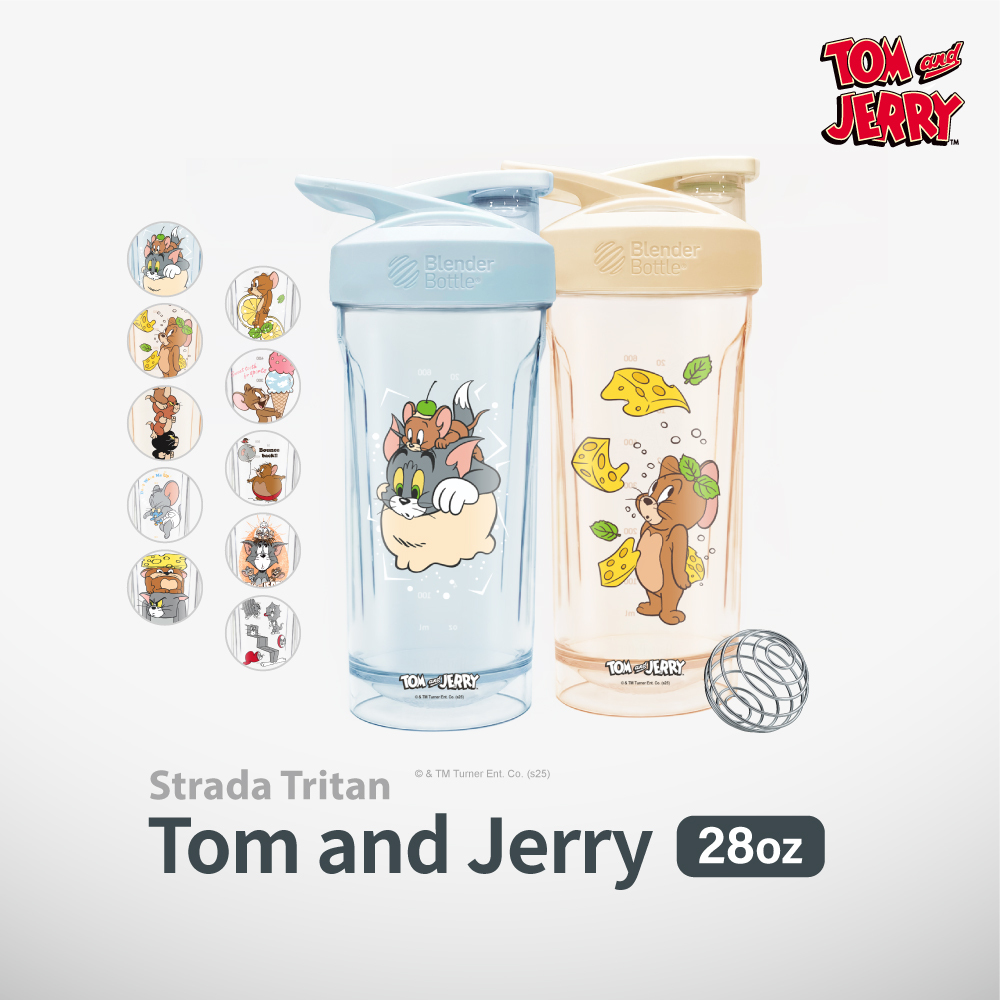 湯姆貓與傑利鼠 Tritan環保隨行杯 828ml |Blender Bottle