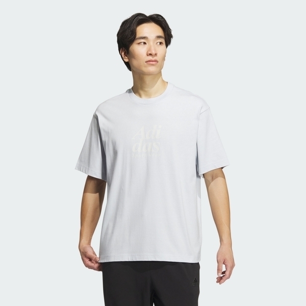 Adidas ST FL GFX Tee IT3926 男 短袖 上衣 T恤 運動 休閒 寬鬆 棉質 舒適 淡藍