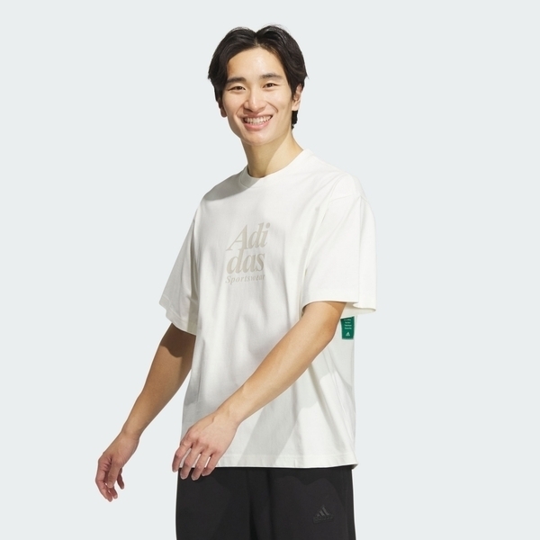 Adidas ST FL GFX Tee IT3927 男 短袖 上衣 T恤 運動 休閒 寬鬆 棉質 舒適 米白