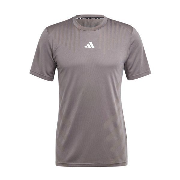 Adidas HIIT Airchi Tee IS3735 男 短袖 上衣 運動 訓練 健身 透氣 涼感 反光 炭灰