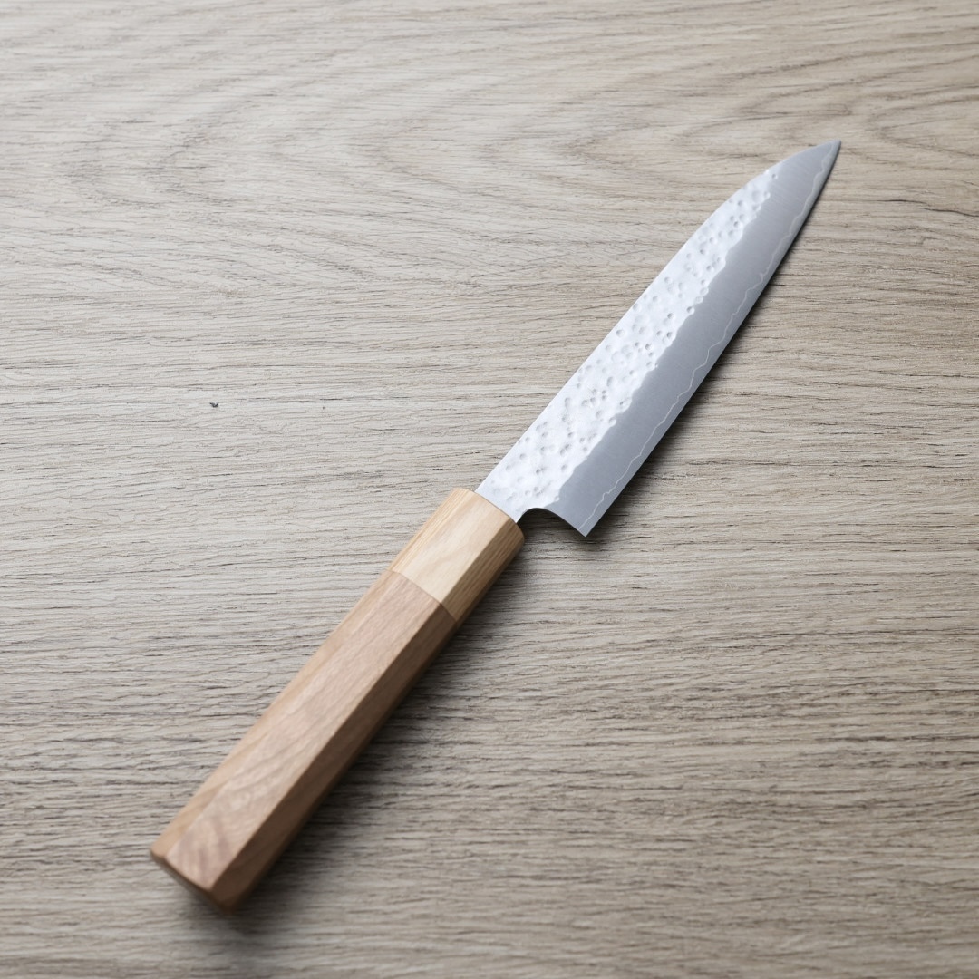 黑崎真 蔬果刀 135mm SG2粉末HSS鋼 櫻花鎚目