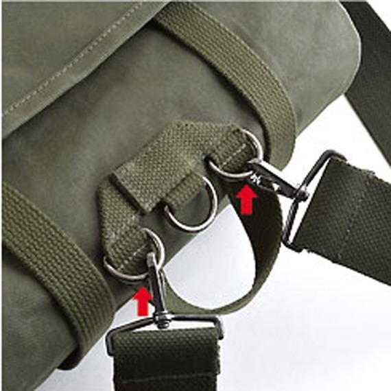 VanNuys D294 Army Green Military Backpacks