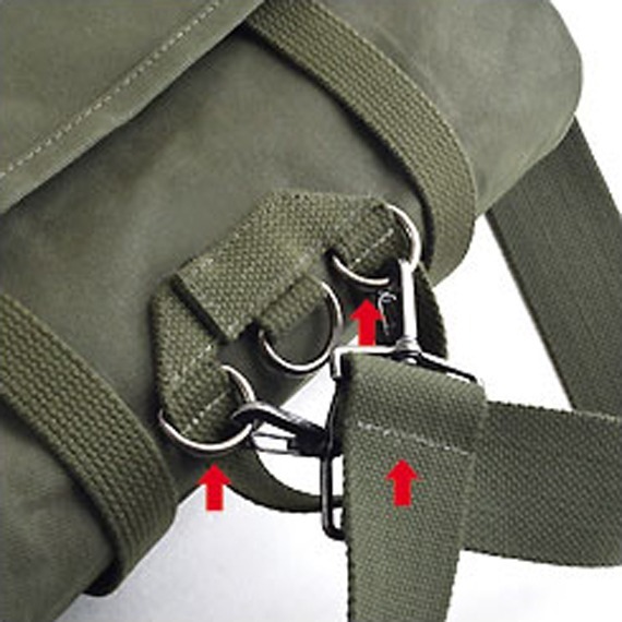 VanNuys D294 Army Green Military Backpacks