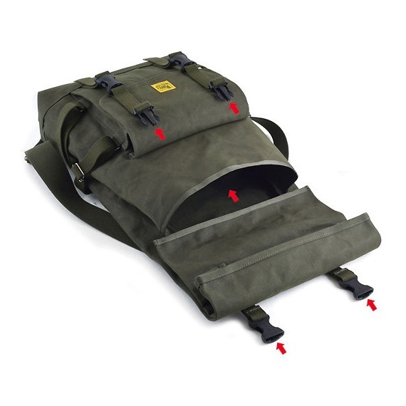 VanNuys D294 Army Green Military Backpacks