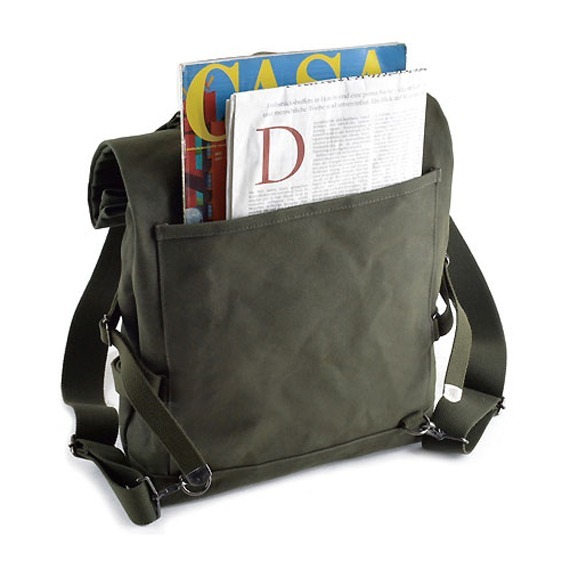 VanNuys D294 Army Green Military Backpacks