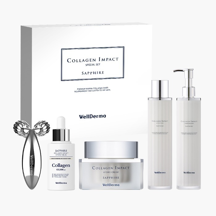 WellDerma 藍寶石膠原蛋白水乳霜套裝 Sapphire Collagen Impact Special Set