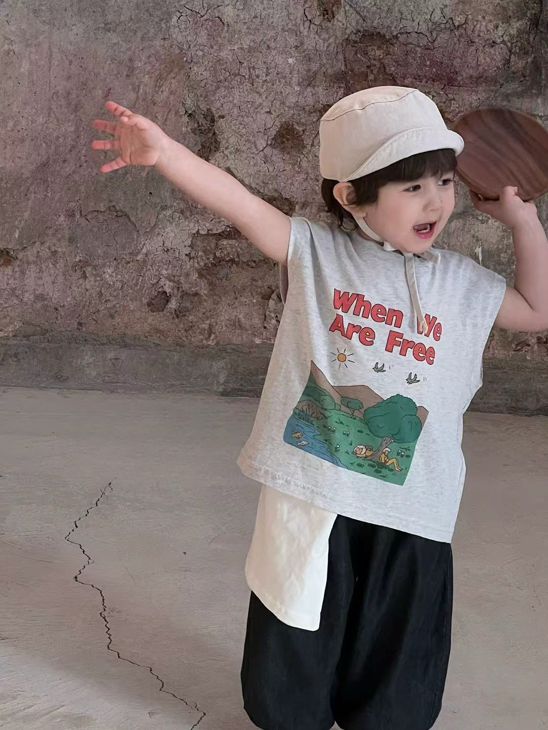 野趣露營無袖上衣