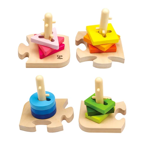 德國 Hape 幾何分類拼圖