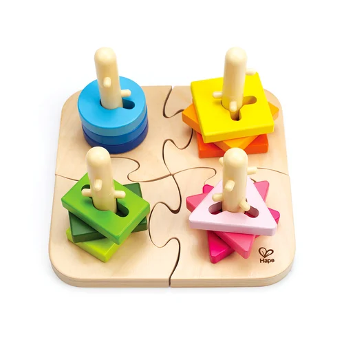 德國 Hape 幾何分類拼圖