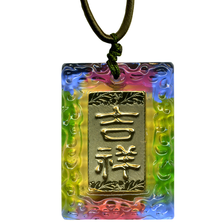 鹿港窯 開運金箔琉璃項鍊~吉祥