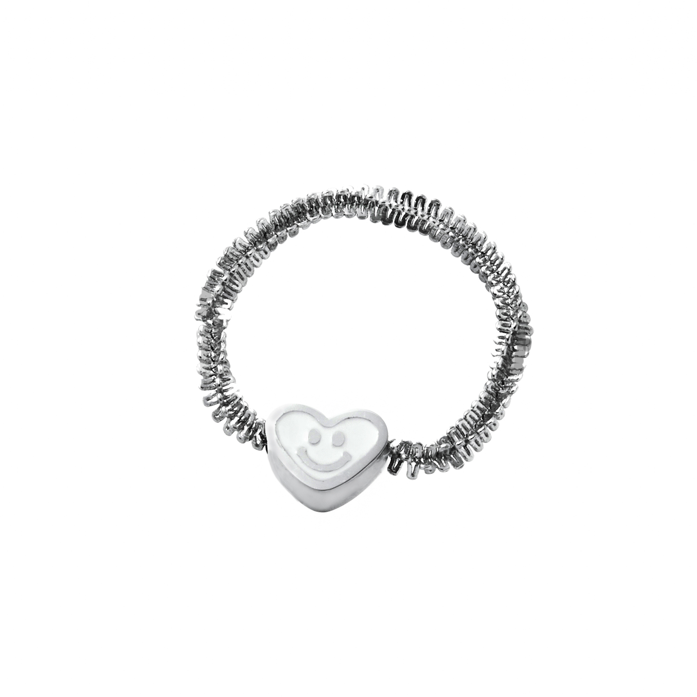 平價飾品,鋼飾,愛心,微笑,戒指