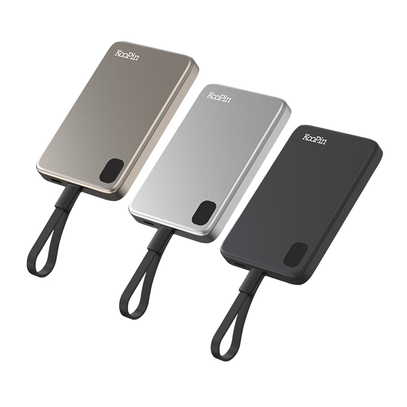 KooPin LT003 5000mAh 吸附式自帶線充行動電源