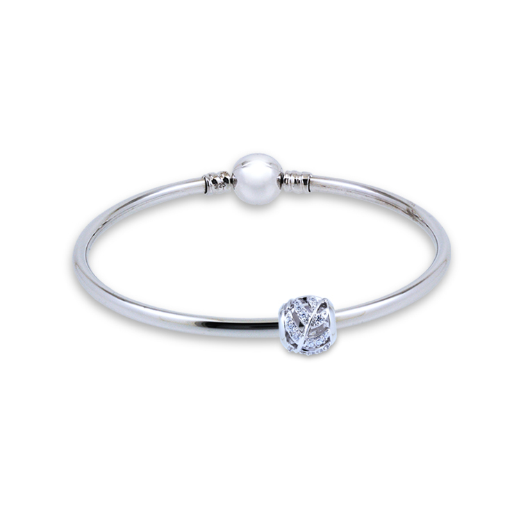 925純銀「愛與榮耀」珠墜+贈白鋼項鍊-SDP0058