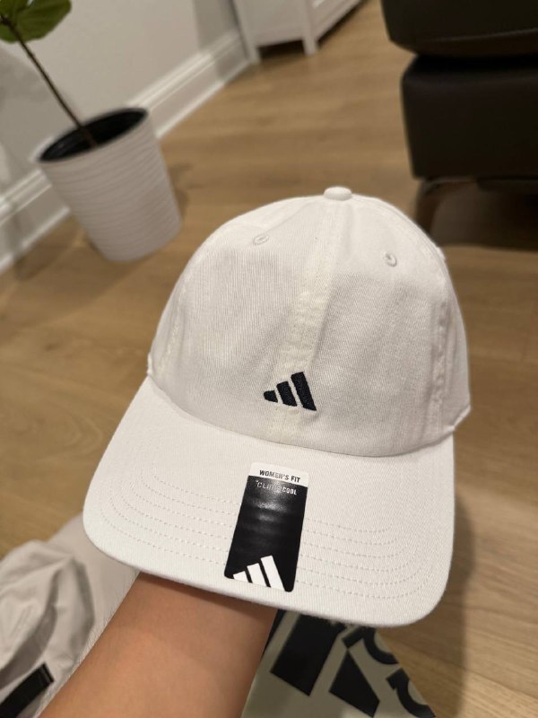 [USW] ADIDAS WHITE/BLACK JJ7539 WOMEN'S SATURDAY 3 CAP, 888254203688 (UZZ644)