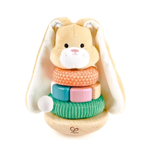 德國 Hape 趣味小兔子堆塔