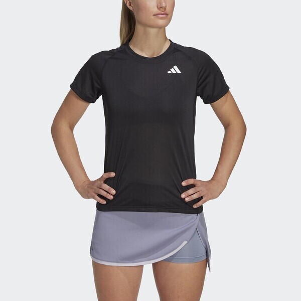 Adidas Club Tee HS1450 女 短袖上衣 網球 運動 休閒 吸濕 排汗 透氣 舒適 黑