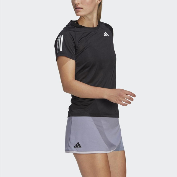 Adidas Club Tee HS1450 女 短袖上衣 網球 運動 休閒 吸濕 排汗 透氣 舒適 黑