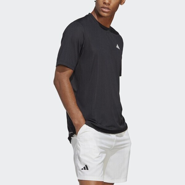 Adidas Club Tee HS3275 男 短袖上衣 T恤 運動 網球 休閒 吸濕 排汗 舒適 亞洲版 黑
