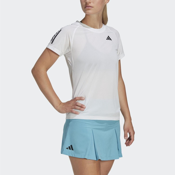 Adidas Club Tee HS1449 女 短袖上衣 網球 運動 休閒 吸濕 排汗 透氣 舒適 白