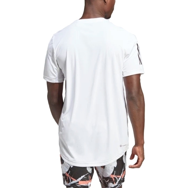 Adidas Club 3str Tee HS3261 男 短袖 上衣 亞洲版 運動 網球 透氣 吸濕 排汗 白黑
