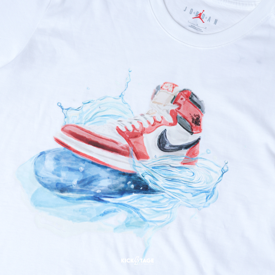 男款 NIKE JORDAN FLIGHT TEE 黑 白 印花 純棉 AJ1 喬丹 休閒 短T【IB3356】