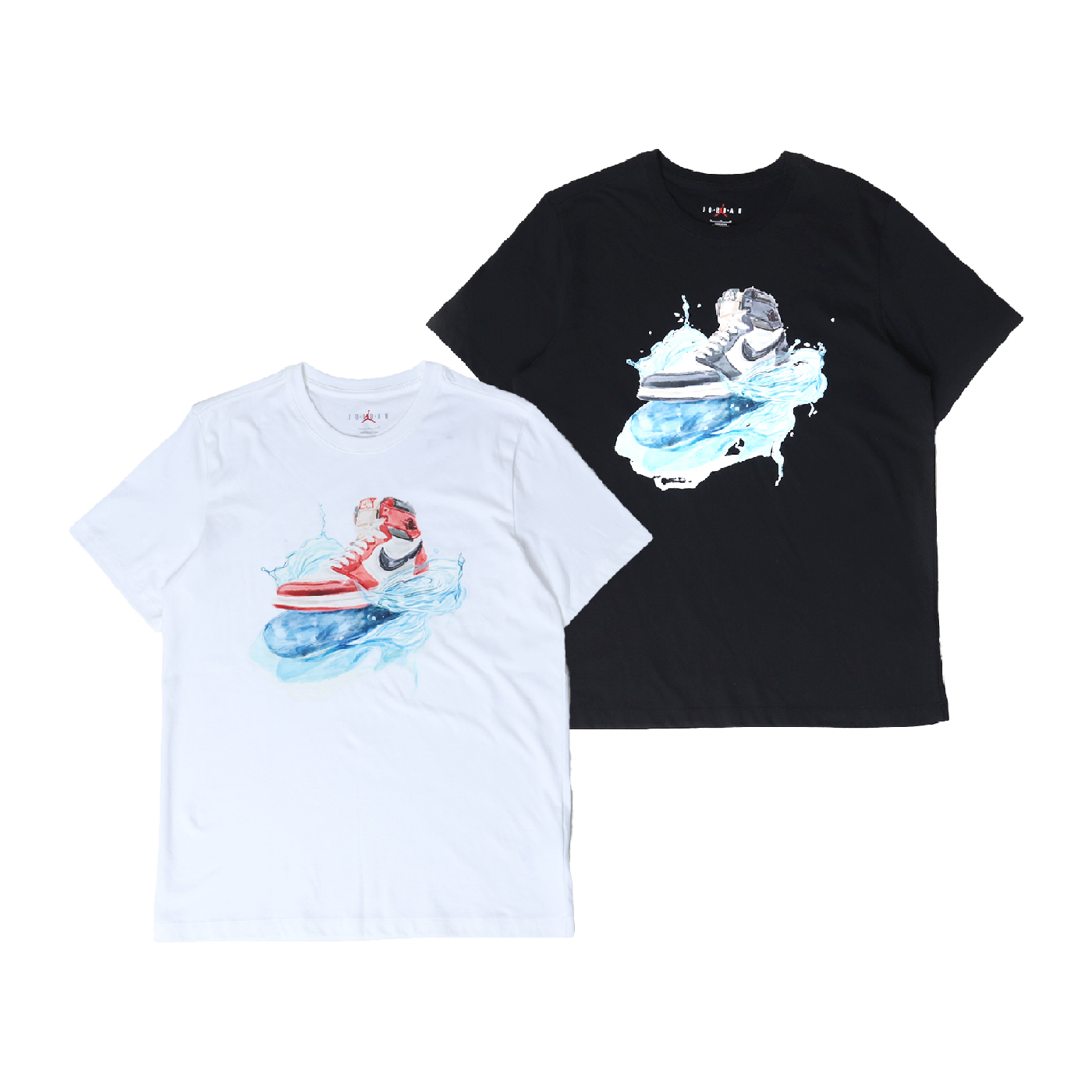男款 NIKE JORDAN FLIGHT TEE 黑 白 印花 純棉 AJ1 喬丹 休閒 短T【IB3356】