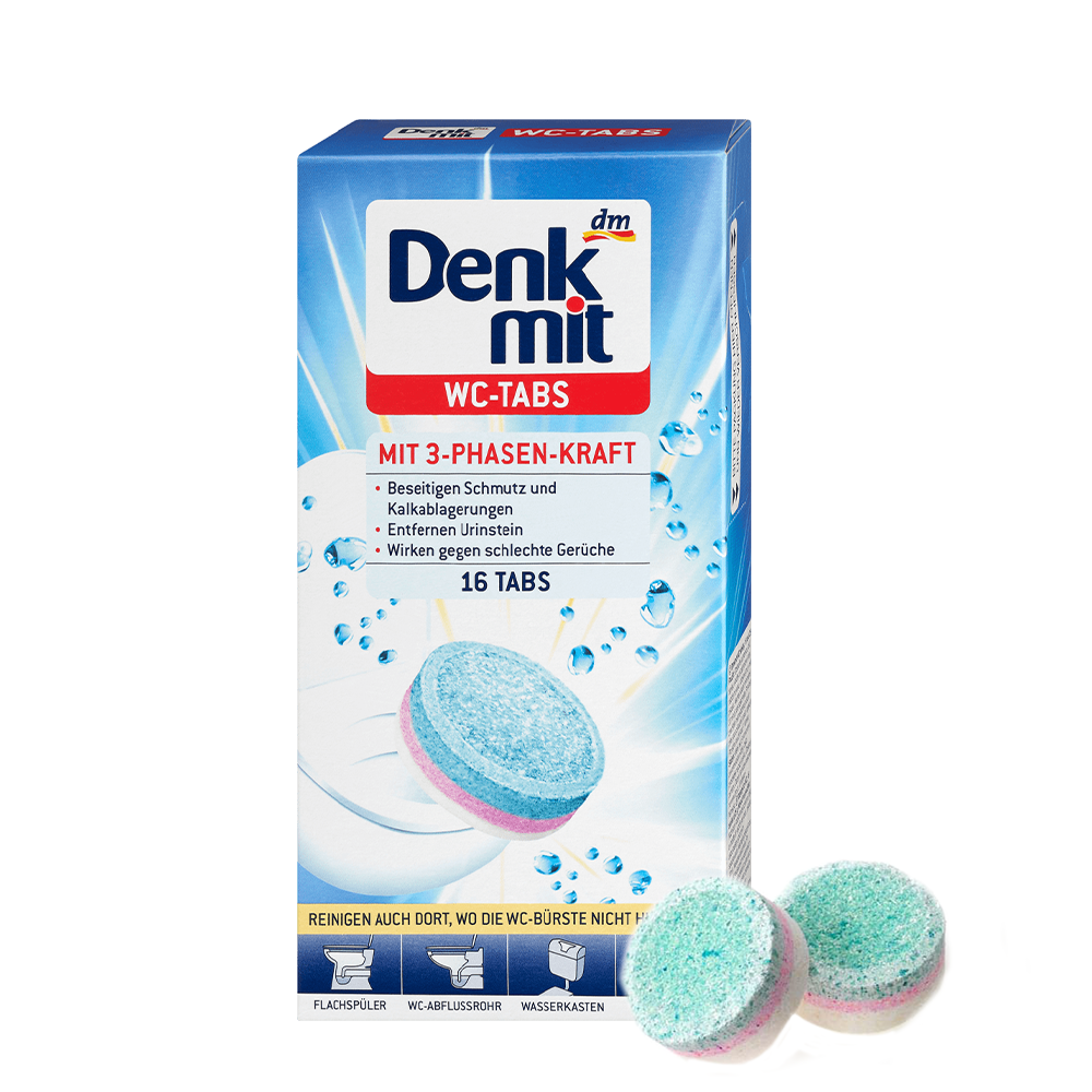 德國Denkmit馬桶去污清潔錠 25g