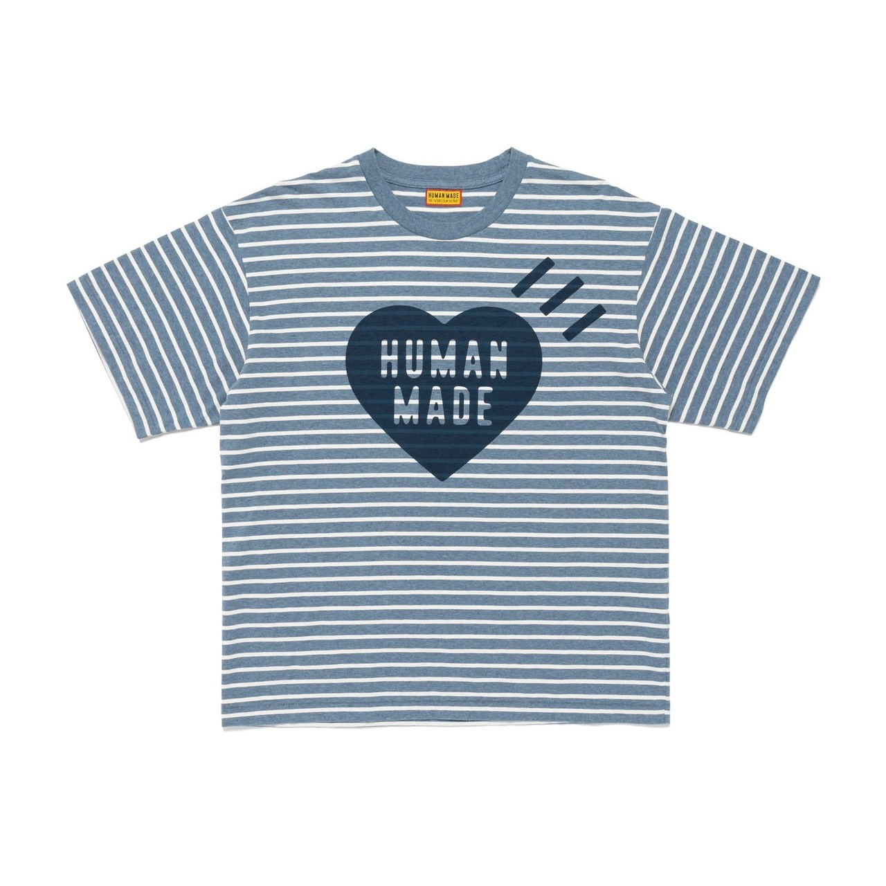 預購 HUMAN MADE 橫條紋logo 短t