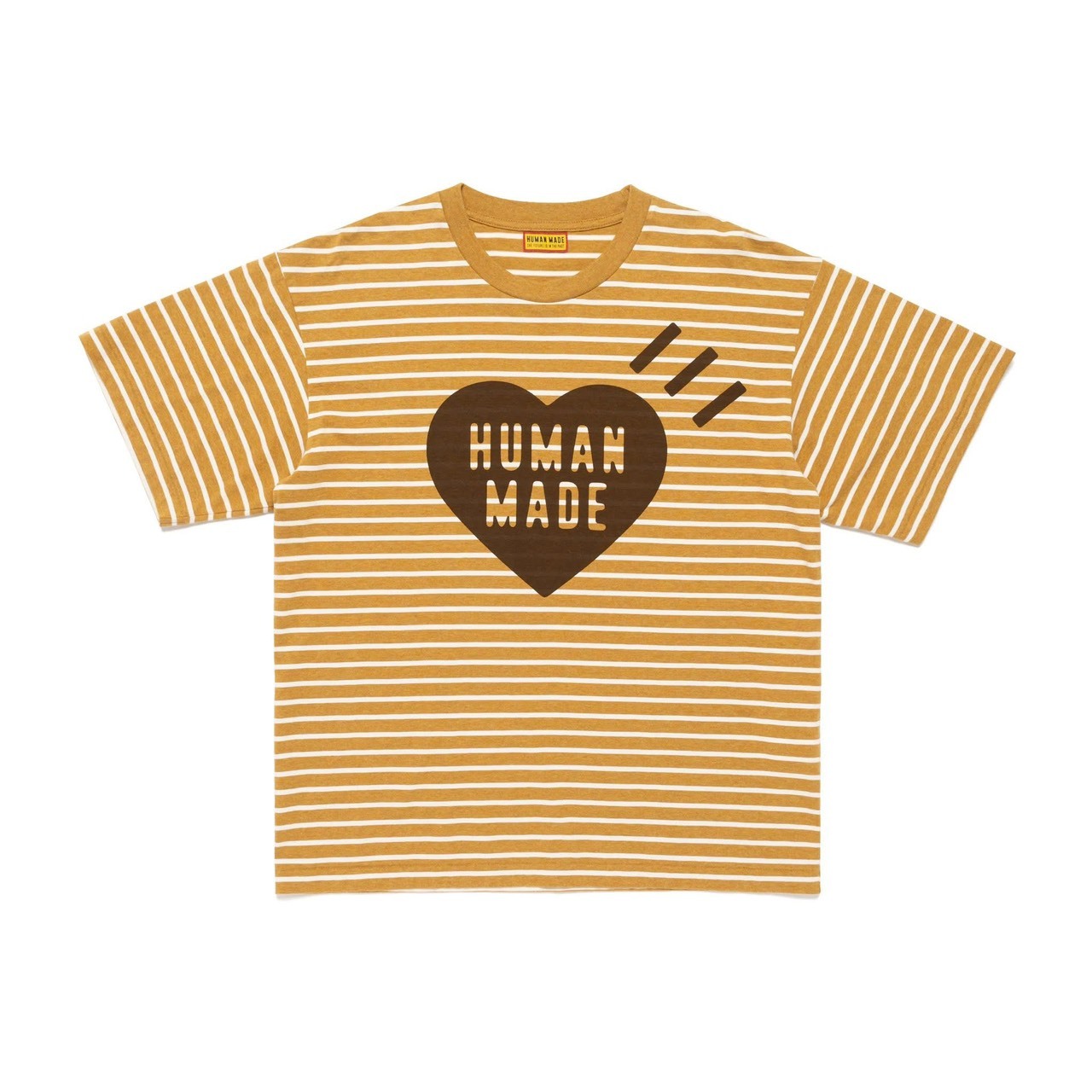 預購 HUMAN MADE 橫條紋logo 短t