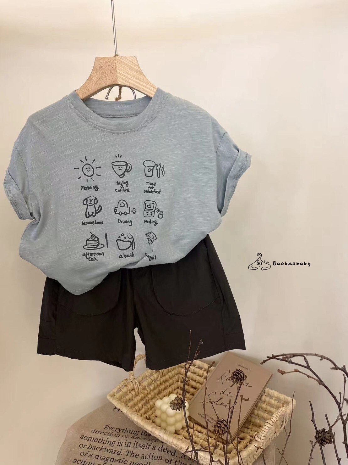 日常小日子插畫TEE