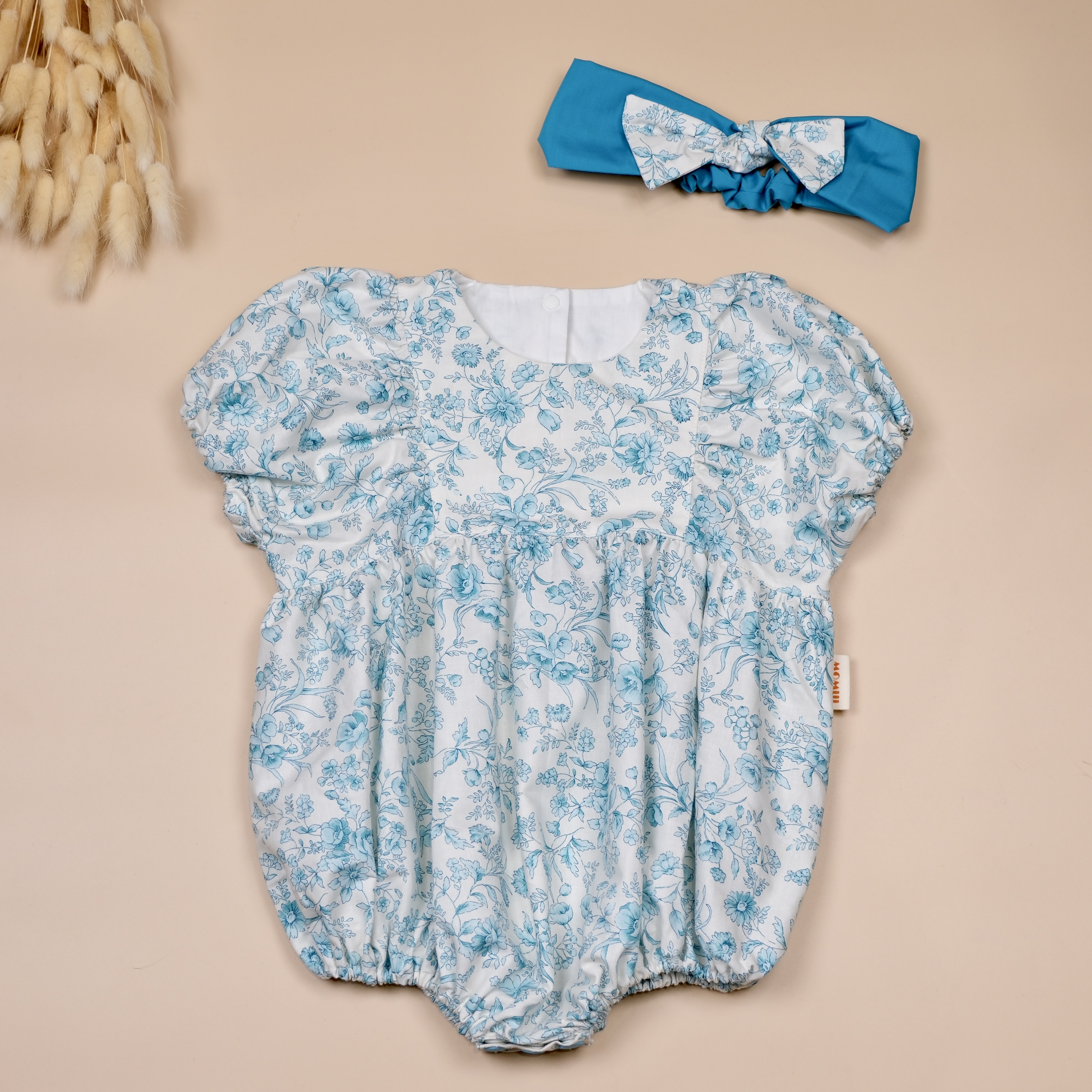 拔麻嫡公主 My Little Princess ⟡ 西子青 ⟡ 手作嬰幼兒包袖包屁衣