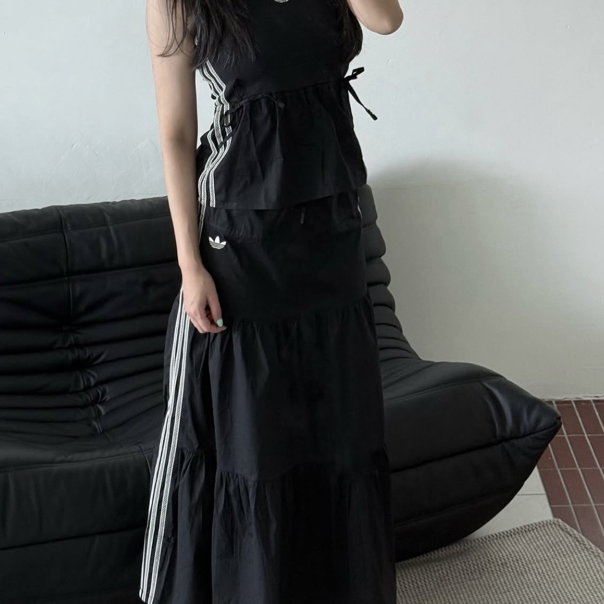 ADIDAS OG  浪漫蝴蝶結蛋糕裙 2色