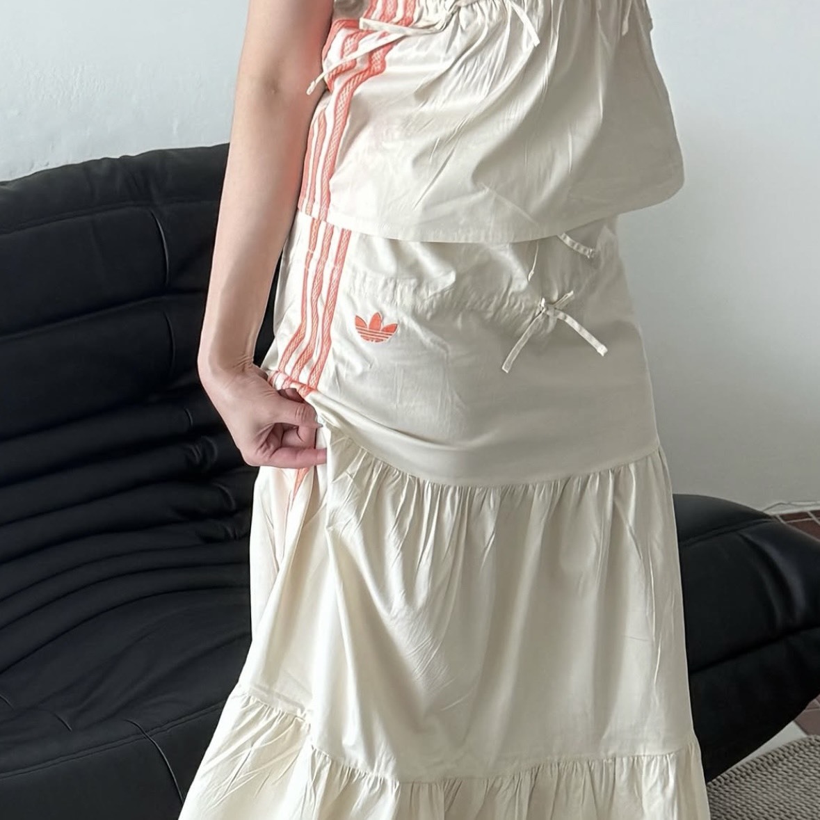 ADIDAS OG  浪漫蝴蝶結蛋糕裙 2色