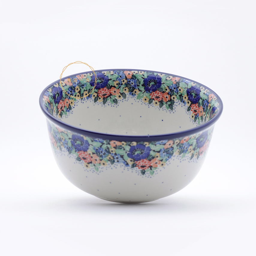 沙拉碗-深-Ø21.5cm-高11cm-迷漾花園