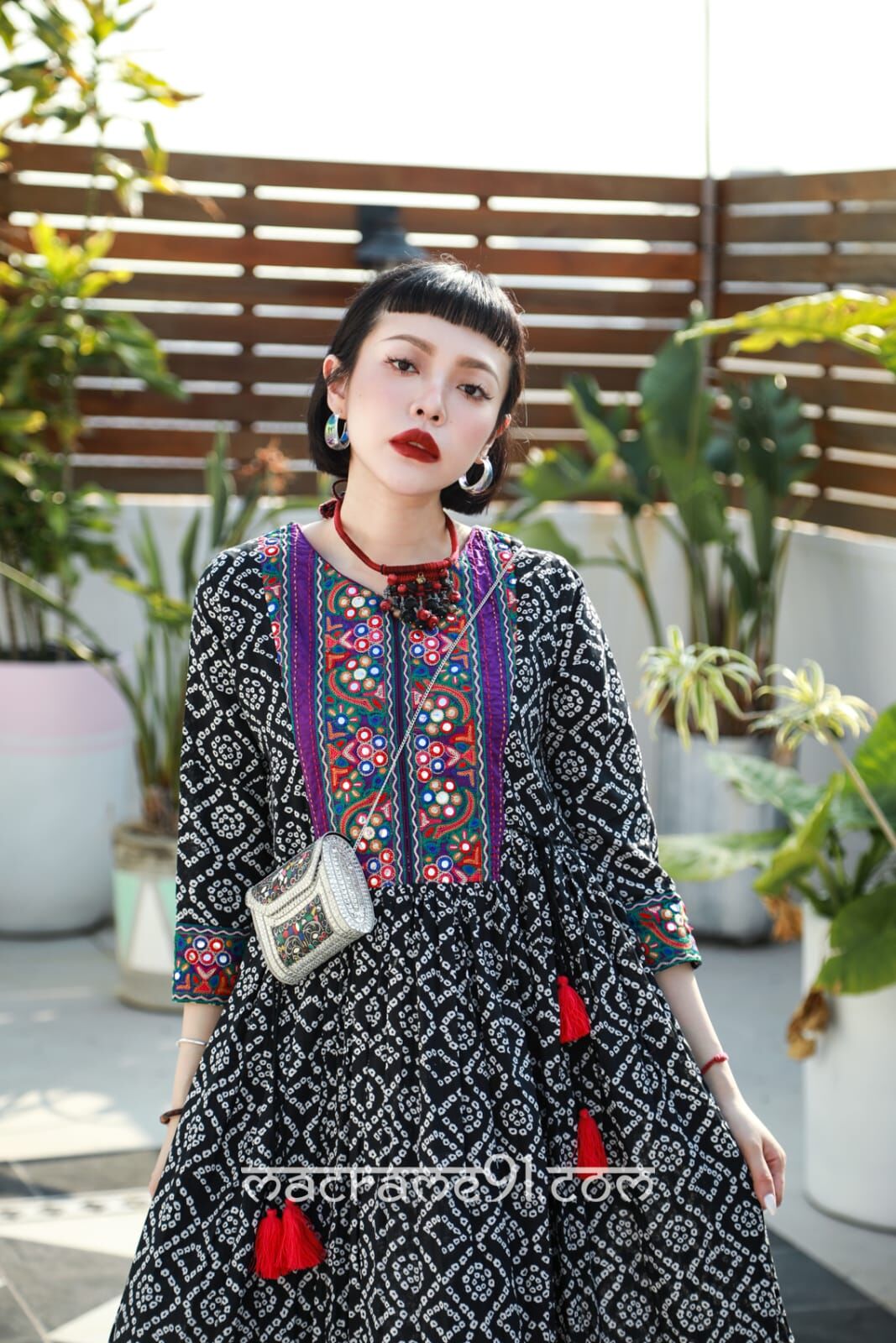 MACRAME 袋- MACC0239