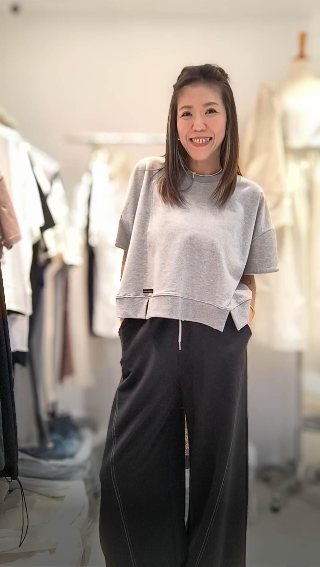 📢PM_K0678  ▶️ 2個小開口 素面上衣 👉B:136cm L:54cm👈