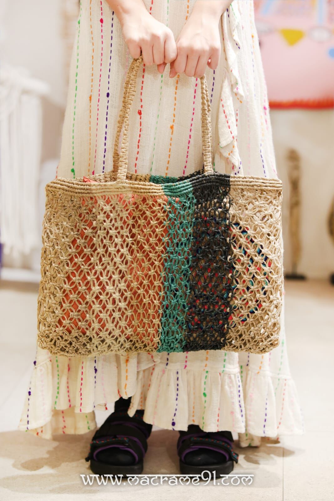 MACRAME 袋- MACC0167