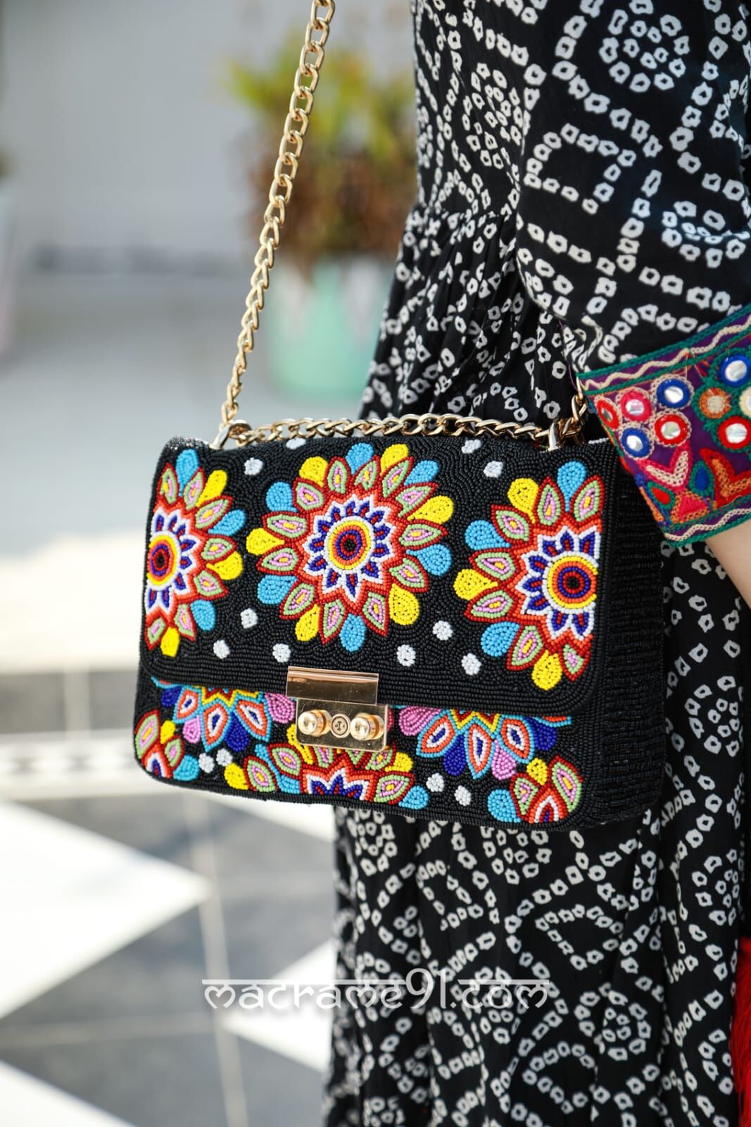 MACRAME 袋- MBAG0001