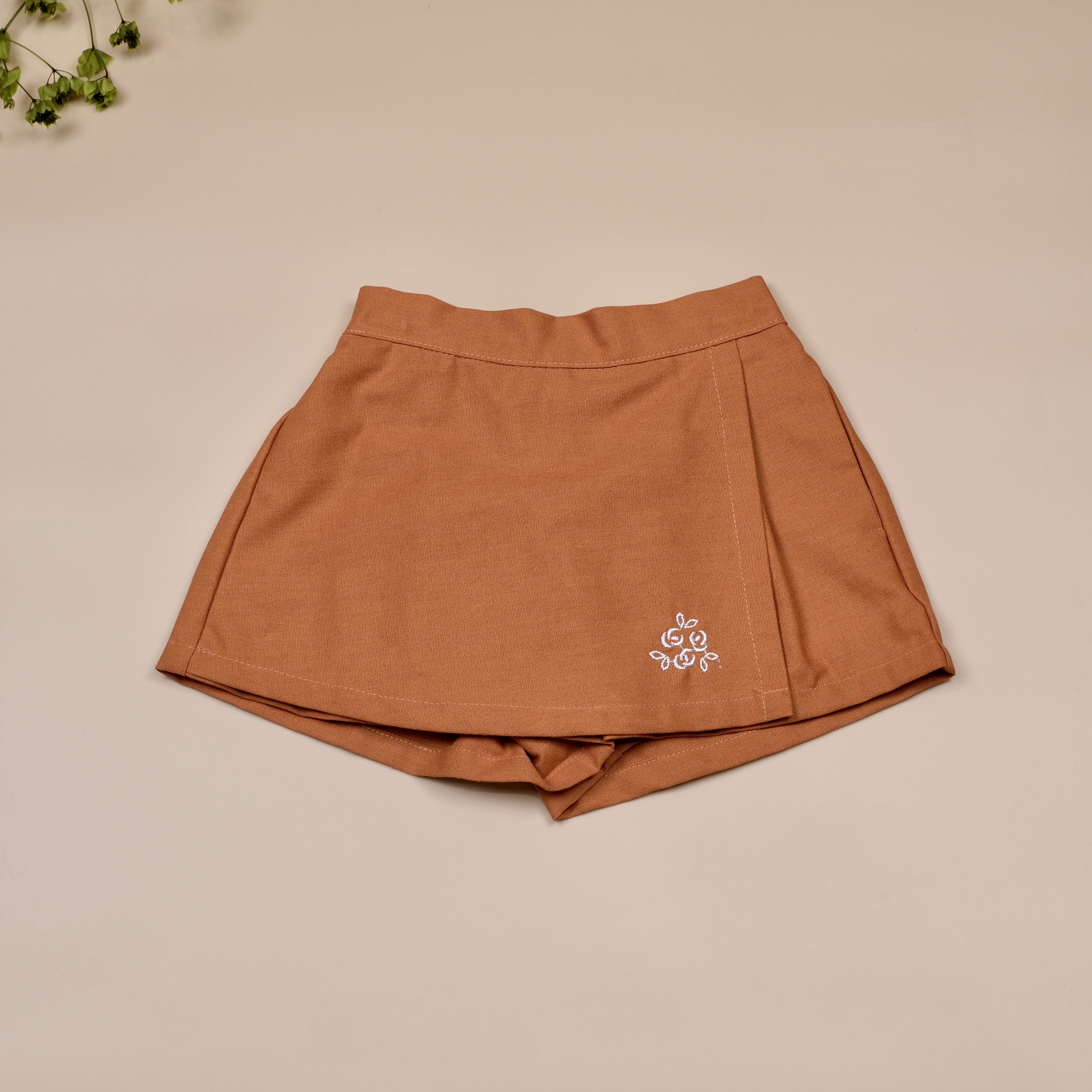 繁英刺繡系列 ◈ 栗子 ◈ 女童裙片設計褲裙