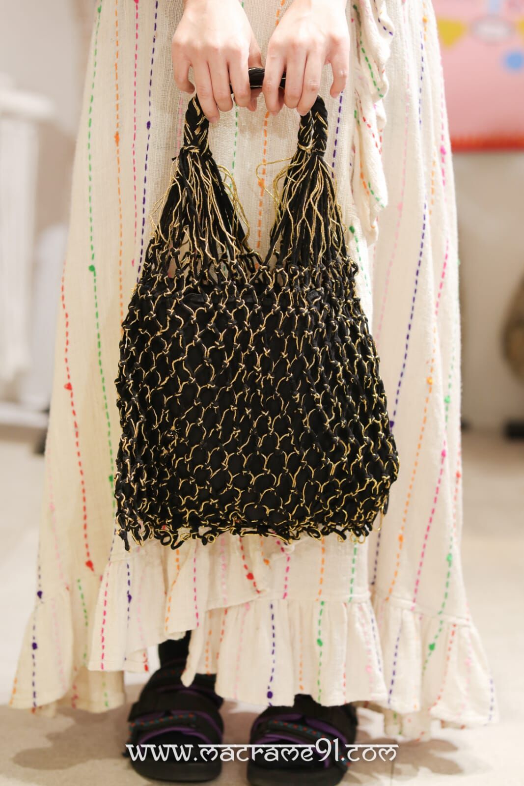 MACRAME 袋- MACC0166